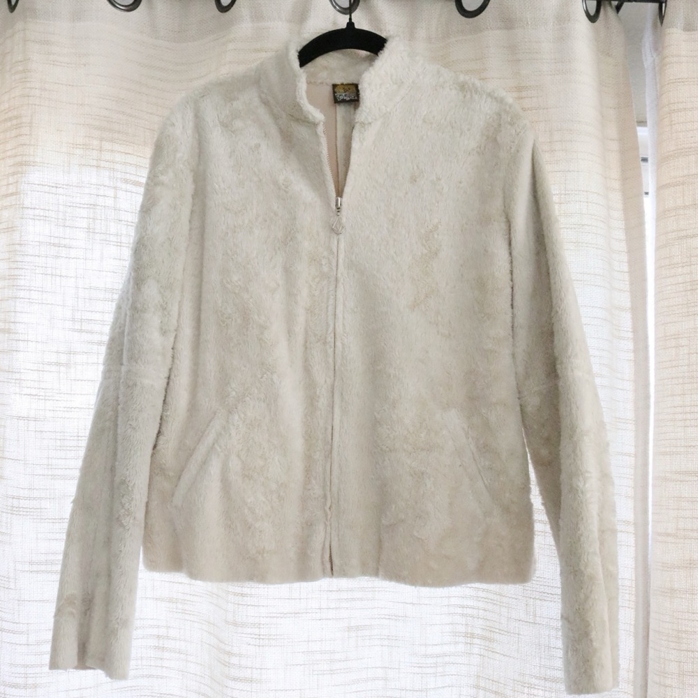VOLCOM Cozy Beige Teddy Jacket